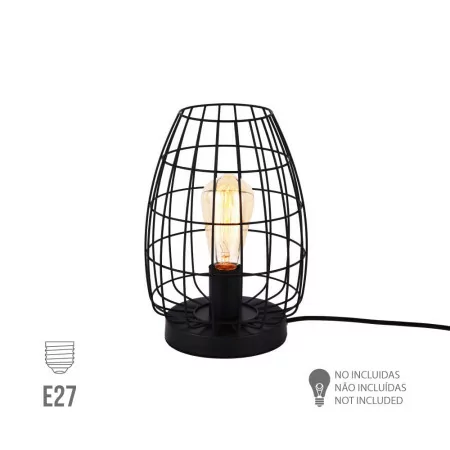 Lámpara de Mesa EDM - E27 - Metálico