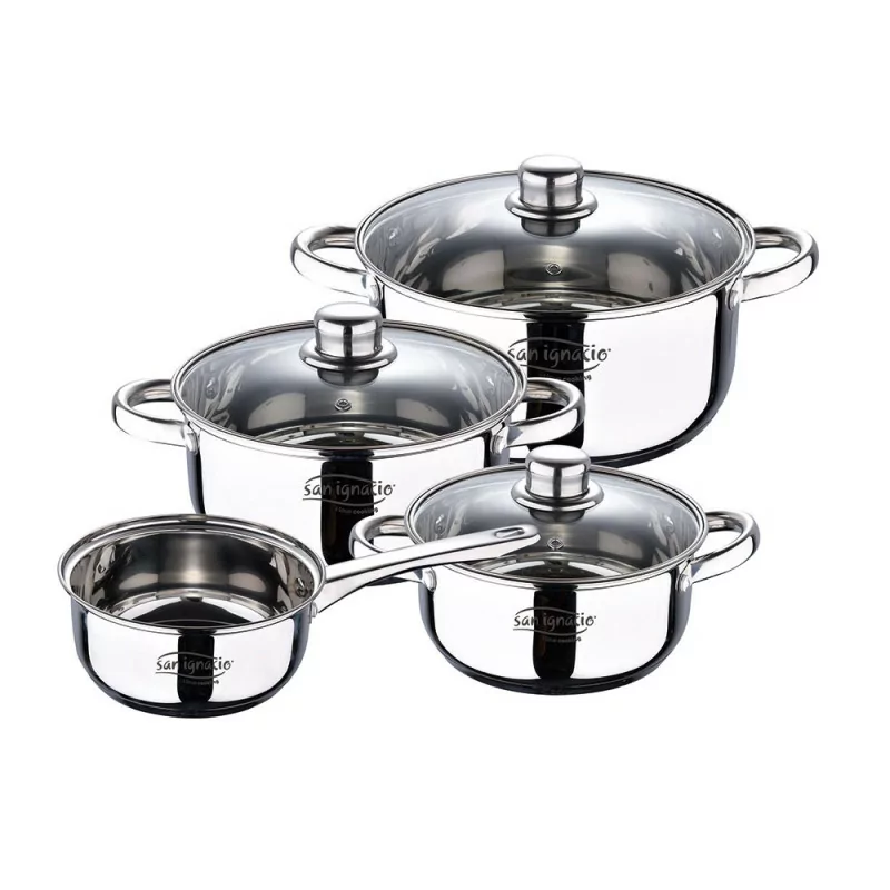 San Ignacio Cassel Cooking Train - 7 Pieces - Stainless Steel - SG8172