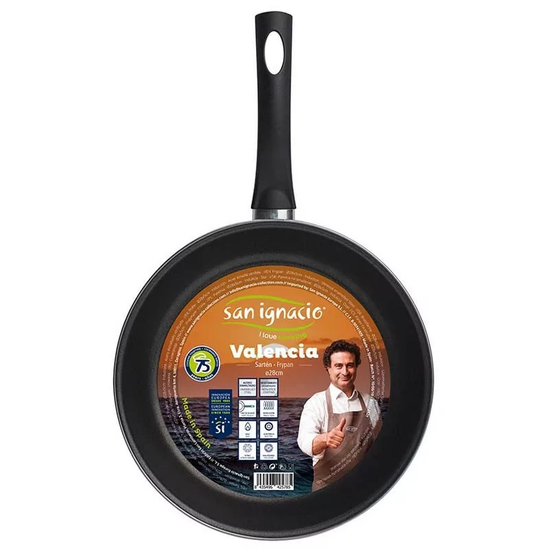Sartén San Ignacio Valencia - 28 cm - Alumínio Vitrificado - BGEU2521