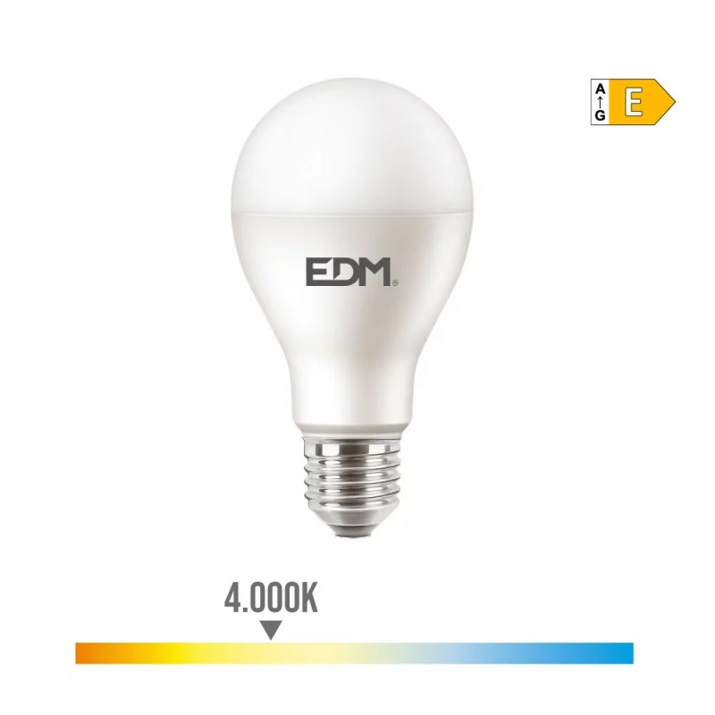 Lâmpada EDM - LED - E27 - 15W - 1900 LM - 4000K Luz Dia