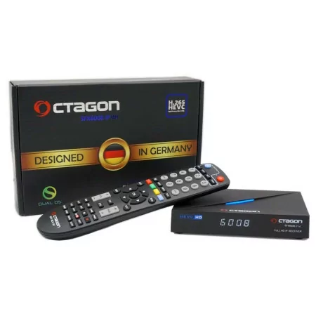 Octagon SFX6008WL IPTV H.265 HD Wi-Fi - Multiboot Definesat + Enigma 2 Linux