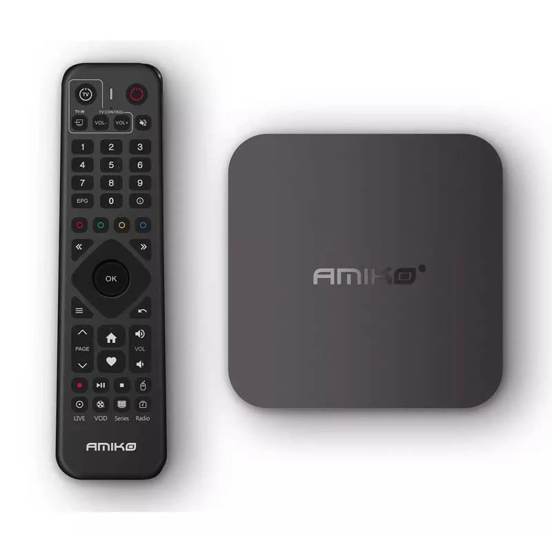 Amiko A9 Green+ - 2/16GB - IPTV Box - Android 4K