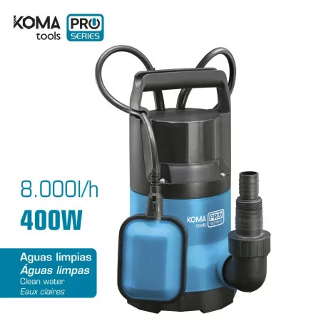 Koma Tools Pro Series Clean Water Pump - 400 W - 17 x 30 cm