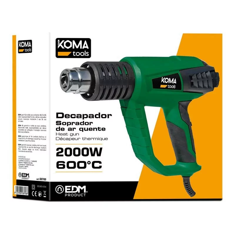 Pistola de Ar Quente Koma Tools - 2000W