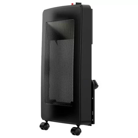 Calefactor a Gas Interior Fulmo - Chama Azul - Dobrável - Negro