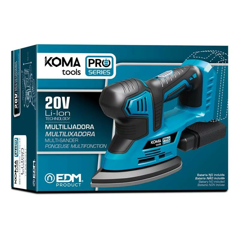 Lixadora Koma Tools Pro Series - 20 V - 12000 RPM