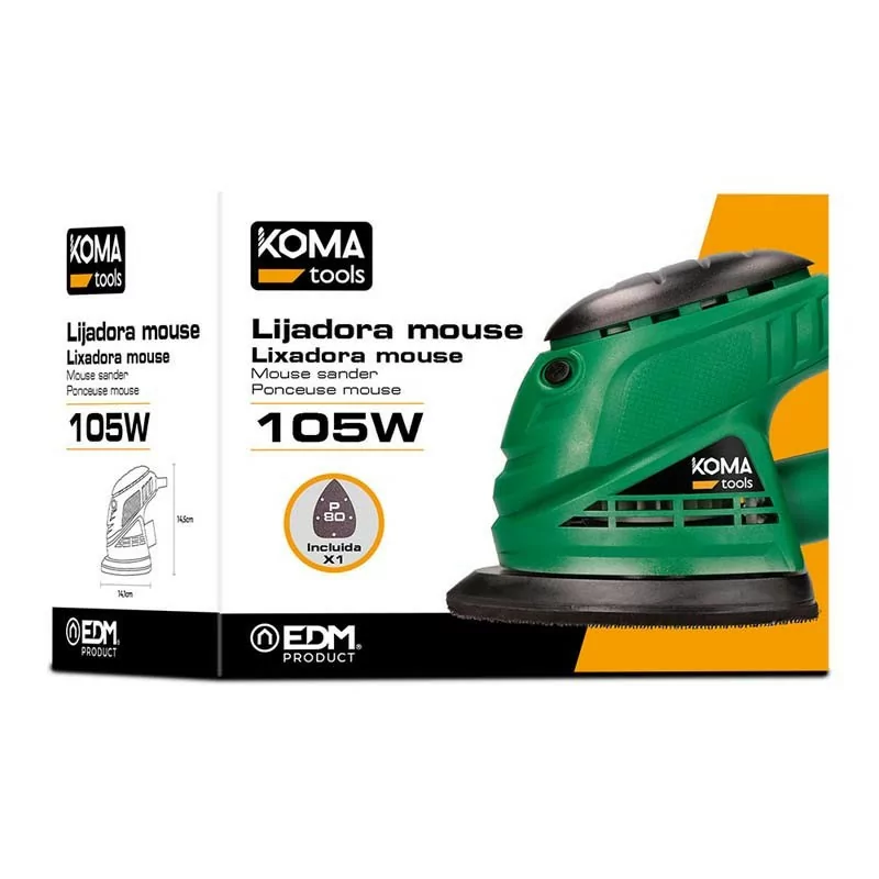 Lijadora Mouse Koma Tools - 105 W