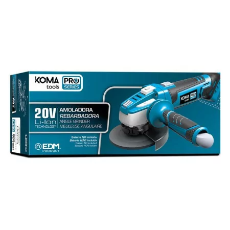 Amoladora Koma Tools Pro Series - 20 V - 28,9 x 23,9 cm