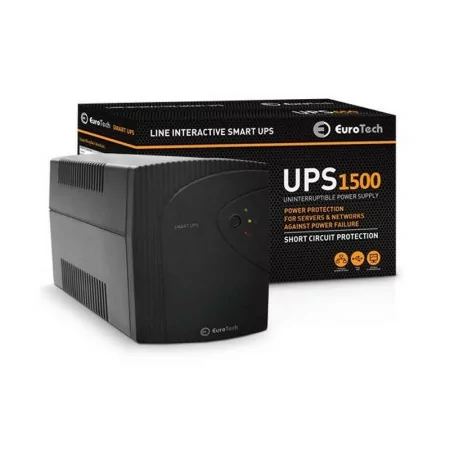 UPS Interativa Eurotech - 1500 VA - 900 W - UPS1500EU