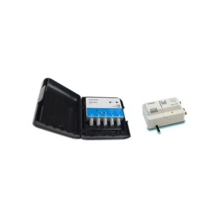 Alcad UHF Mast Amplifier Kit - 32dB - 4 Inputs - AM-497 - w/ Power Supply - 9030206