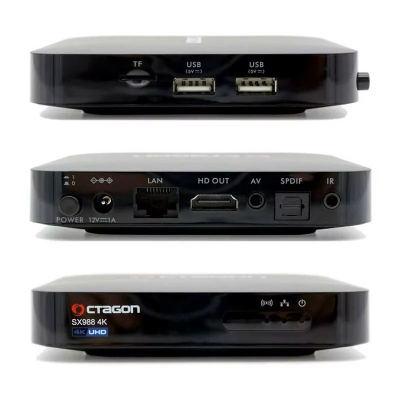 Octagon SX988 - Box IPTV - Linux 4K