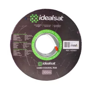 Cabo Coaxial RG6 Branco...