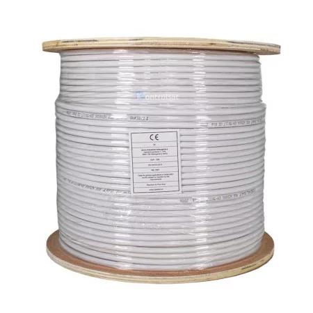 Cabo Coaxial RG6 Branco - 300M - Idealsat