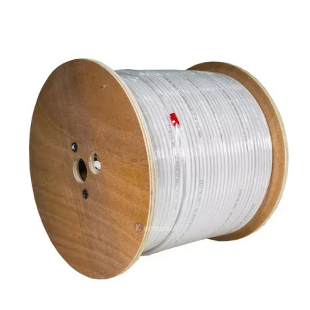 Cabo Coaxial RG6 Branco - 300M - Idealsat