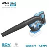 Blower Vacuum Cleaner - Koma Tools Pro Series - 20V