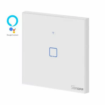 Interruptor Inteligente Wi-Fi Sonoff - T0EU1C-TX - 1 Zona Touch - Blanco