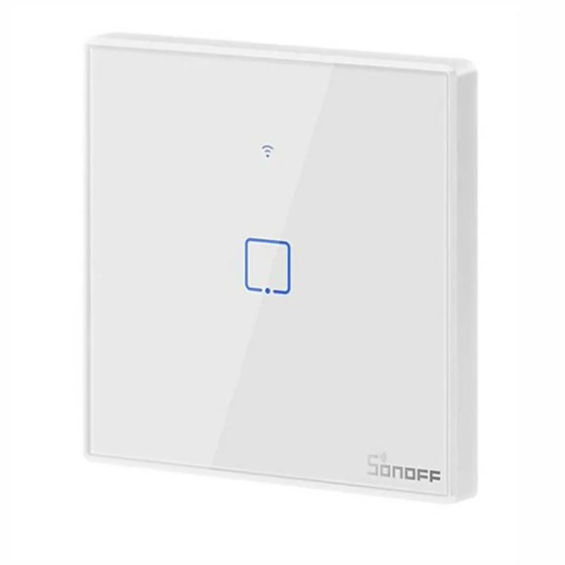 Interruptor Inteligente Wi-Fi Sonoff - T0EU1C-TX - 1 Zona Touch - Blanco