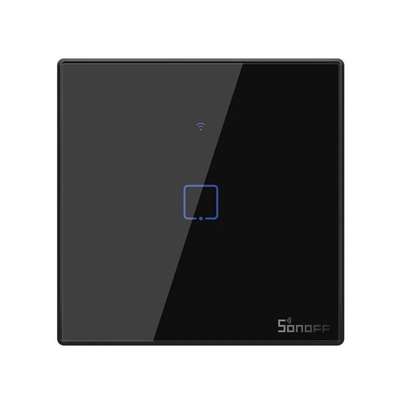 Interruptor Inteligente Wi-Fi Sonoff - T3EU1C-TX - 1 Zona Touch - Preto