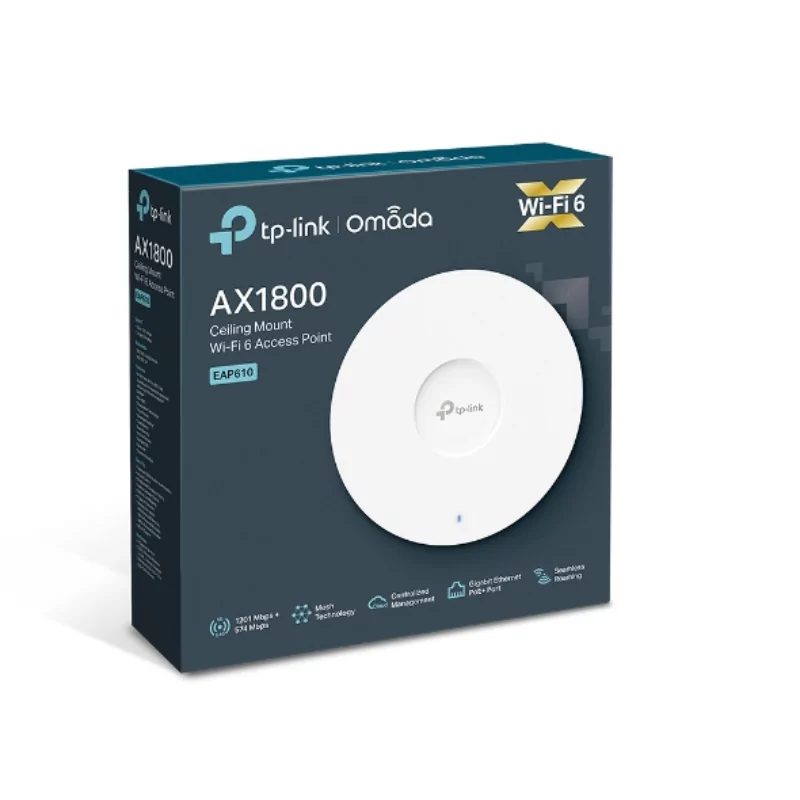 TP-Link Access Point - EAP610 - AX1800 - Wi-Fi 6 - Ceiling