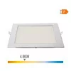 Downlight LED de Embutir Quadrado - 20W - 4000K - 1500Lm - Luz Dia - Gris