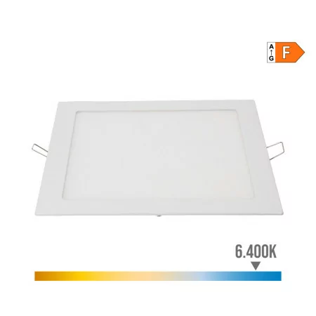 Recessed Square LED Downlight 20W - 6400K - 1500Lm - Daylight