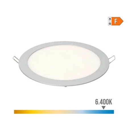 Downlight LED de Embutir Redondo 20W - 6400K - 1500Lm - Luz Fria