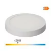 Round Surface LED Downlight 20W - 1500Lm - 4000K - Daylight - White