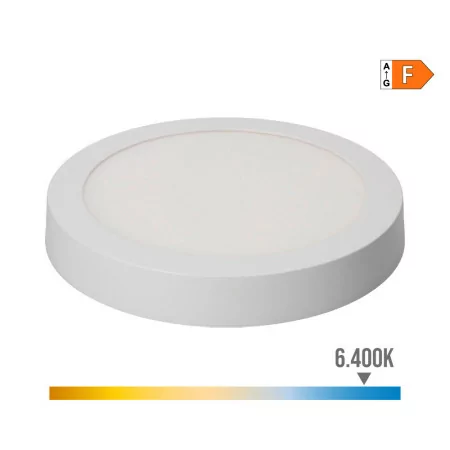 Round led downlight wall/ceiling 20w 1500lm 6400k cold light ...