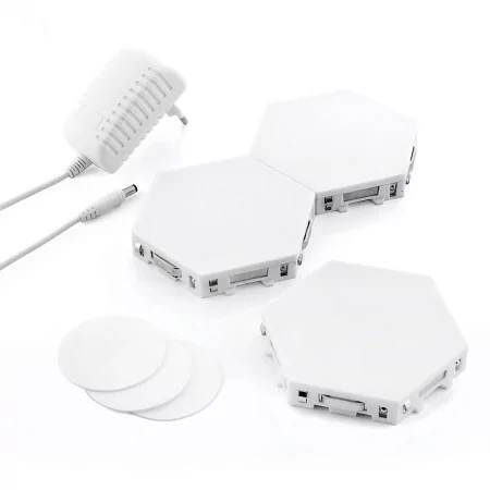 Kit de 3 Paineis Led Modulares Magnéticos e Táteis