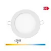 Mini Downlight LED Redondo 6W - 4000K - Luz Dia - Branco