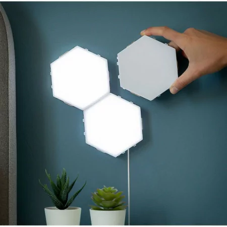 Kit de 3 Paineis Led Modulares Magnéticos e Táteis