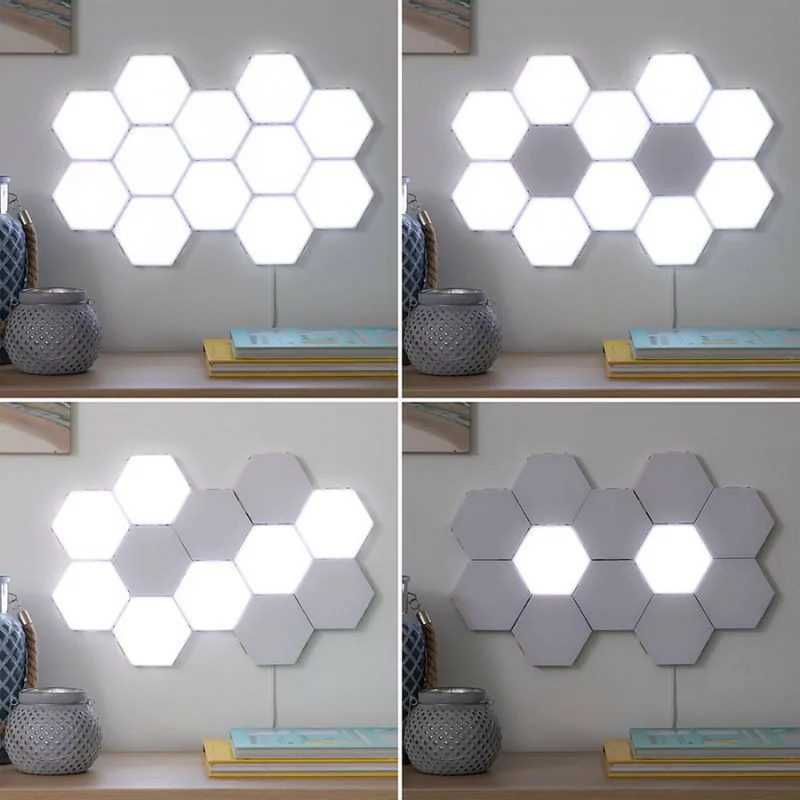 Kit of 3 Magnetic and Tactile Modular LED Panels
