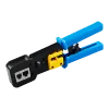 RJ45 Crimping and Cutting Pliers - Through-passes