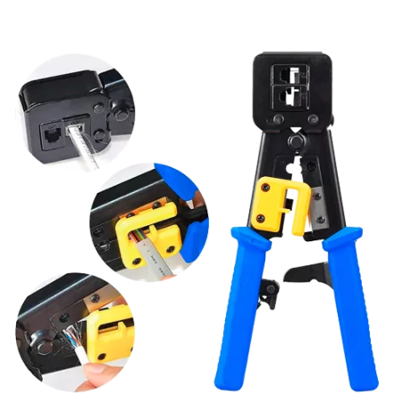 Alicate de Crimpagem e Corte RJ45 - Passantes - HT-268ER