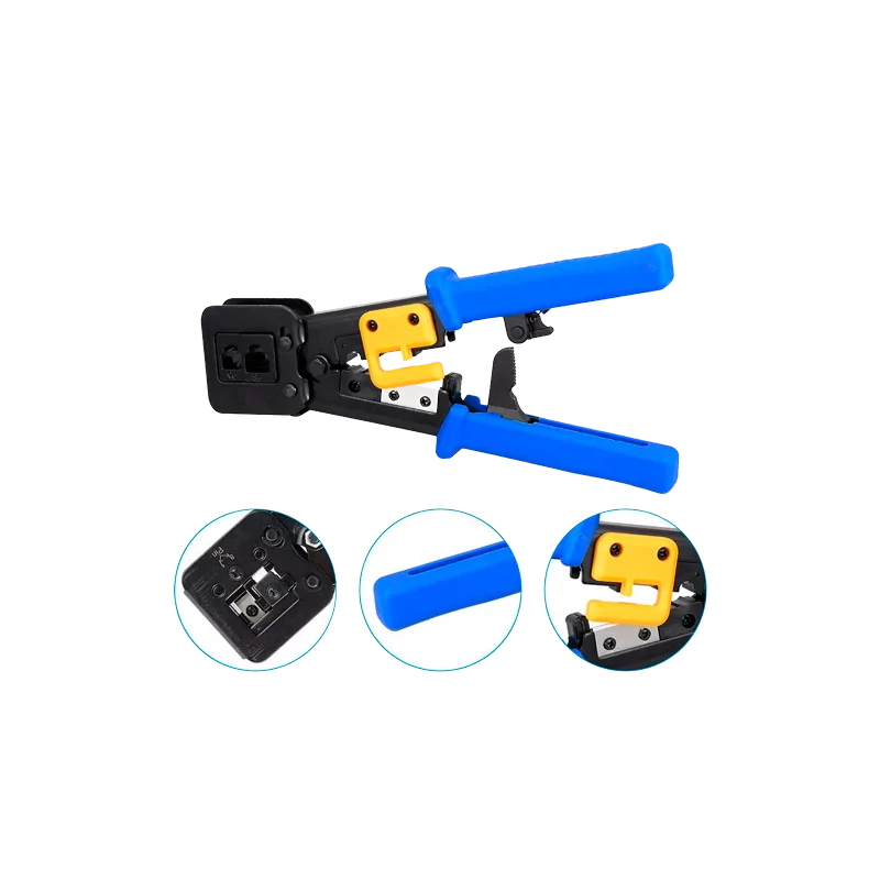 Alicate de Crimpagem e Corte RJ45 - Passantes - HT-268ER