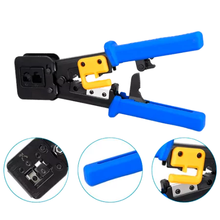 Alicate de Crimpagem e Corte RJ45 - Passantes - HT-268ER