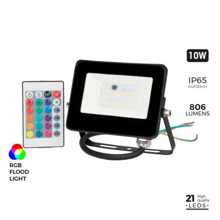 Projetor LED EDM RGB - 10W - 806lm