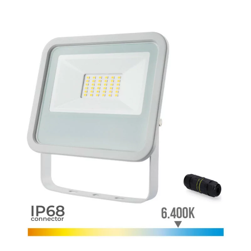 Projetor LED EDM 30W - 2100lm - 6400K Luz Fria - (70374)
