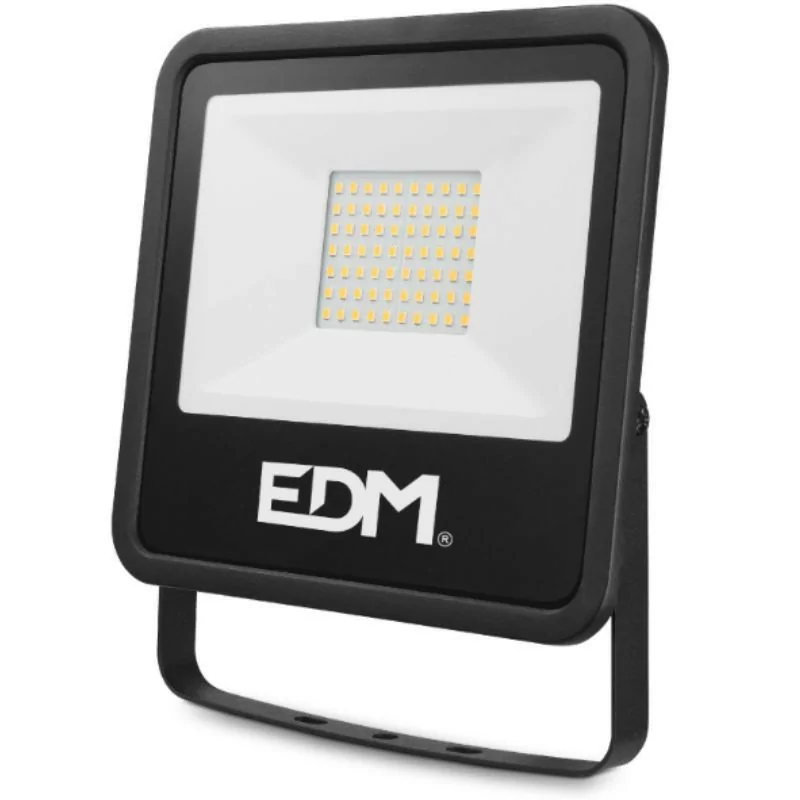 Projetor LED EDM - 50W - 4000lm - 4000K Luz Dia