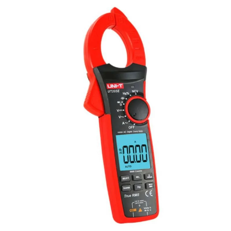 Clamp meter - LED display of up to 6000 beads - UT205E Clamp meter - LED display of up to 6000 beads - UT205E