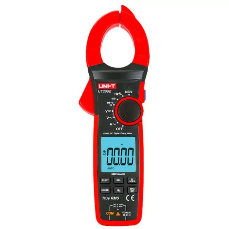 Alicate amperimétrico - Visor LED de até 6000 contas - UT205E