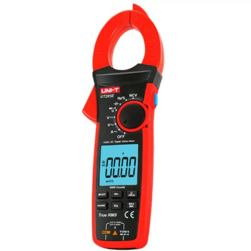 Alicate amperimétrico - Visor LED de até 6000 contas - UT205E