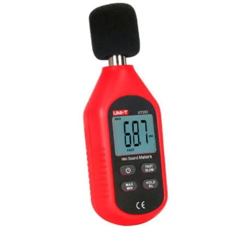 Medidor de nível sonoro - Captura ruído até 130 dB