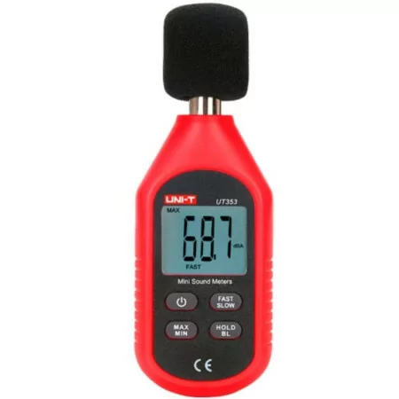 Medidor de nível sonoro - Captura ruído até 130 dB