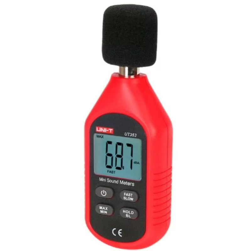 Medidor de nível sonoro - Captura ruído até 130 dB