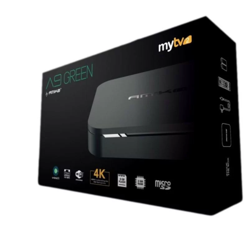 Amiko A9 Green - IPTV Box - Android 4K