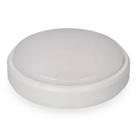 Aplique Redondo Exterior LED 18W - 1300Lm - IP54 - 4000k Luz Dia