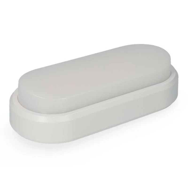 Aplique Oval Exterior LED 18W - IP44 - 4000k Luz Dia Aplique Oval Exterior LED 18W - IP44 - 4000k Luz Dia