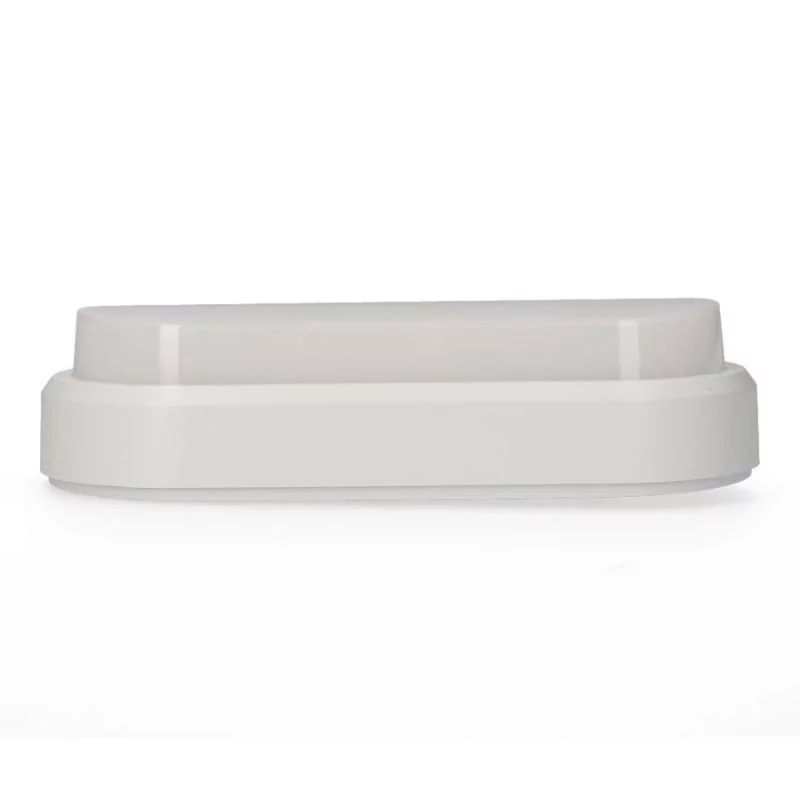 Aplique Oval Exterior LED 18W - IP44 - 4000k Luz Dia