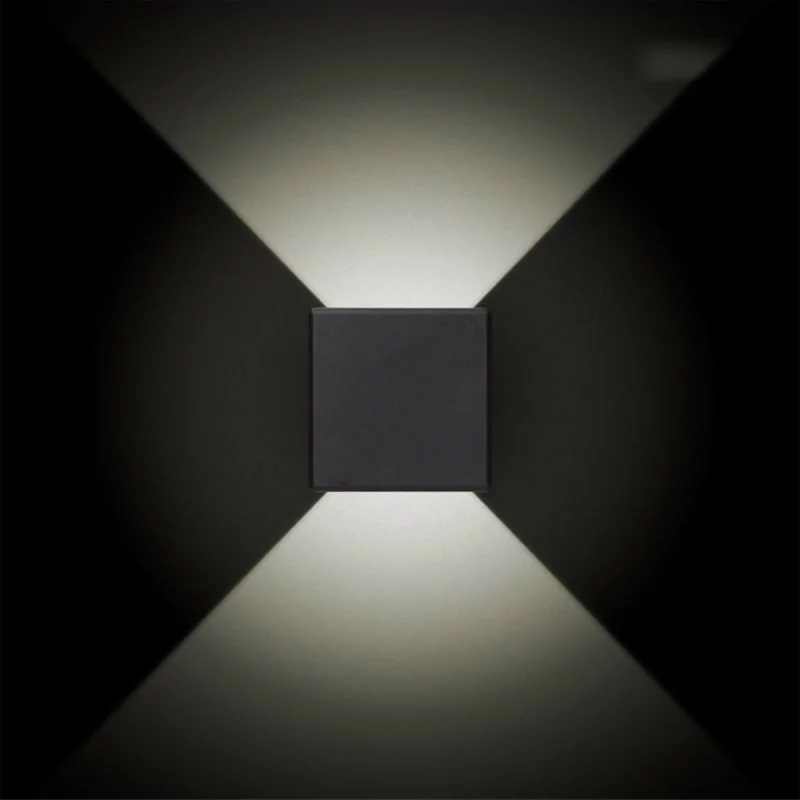 Square Wall Light LED - 3W - IP65 - 85Lm - 4000k Daylight